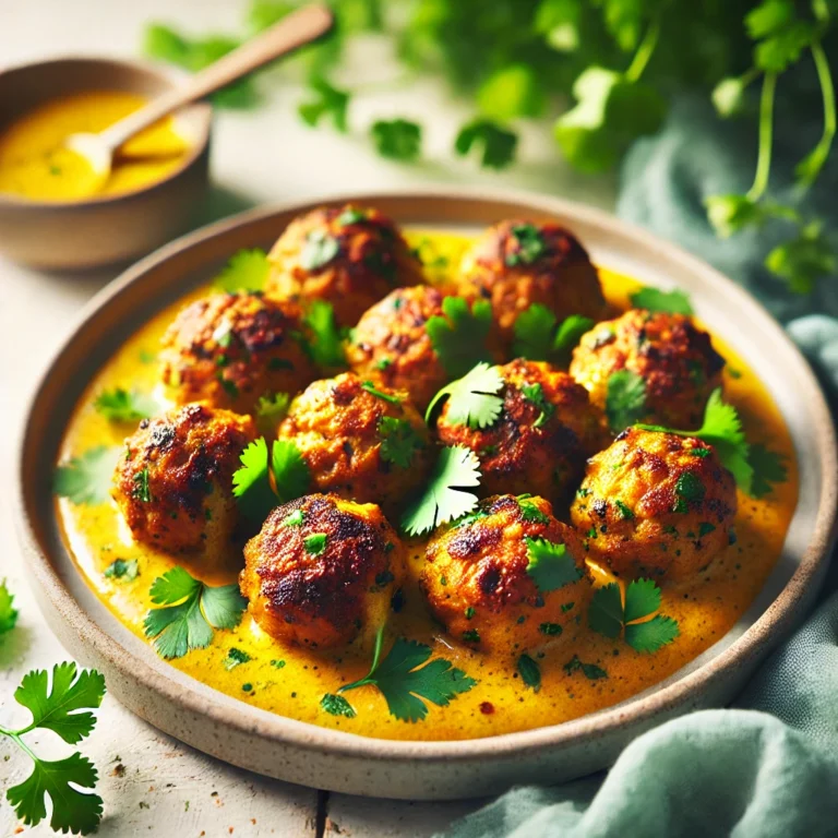 Coconut Curry Chicken Meatballs