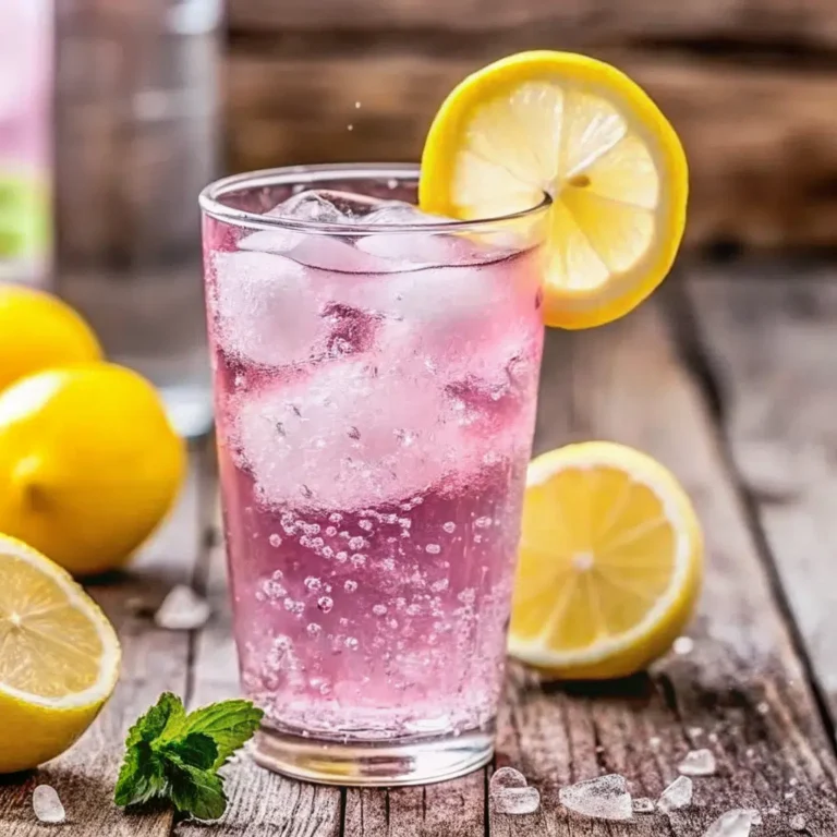 pink salt trick recipe detox drink in glass
