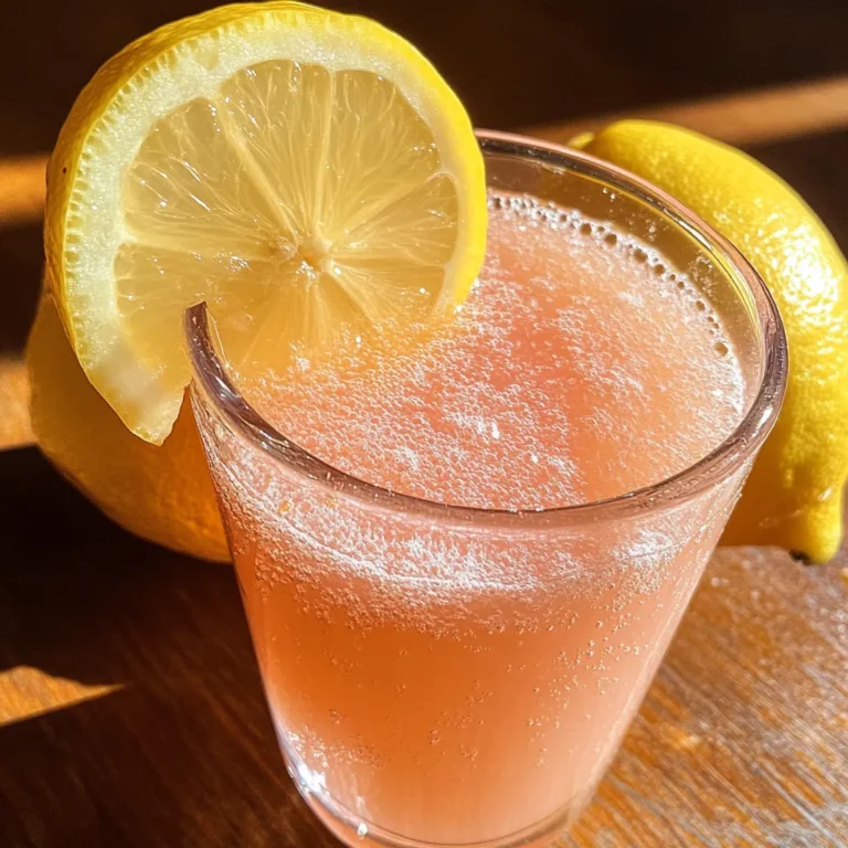 Pink salt detox drink in natural light